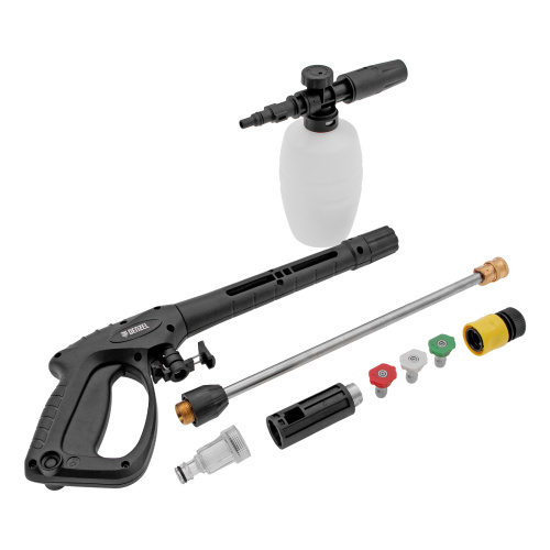 Моечная машина высокого давления R-180i, 2400 Вт, 180 бар, 7.5 л/мин, асинхронный двигатель Denzel по ценам производителя в Челябинске с доставкой по всей России