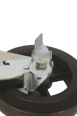 Колесо большегрузное поворотное SCdb 80 200 мм обрезиненное с тормозом (N) по ценам производителя в Челябинске с доставкой по всей России