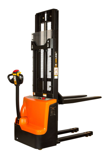 Штабелер электрический самоходный, поводковый 1,5 т - 3,5 м Вилы: 1150 , Гелевая АКБ, WS1535 SIBLINE по ценам производителя в Челябинске с доставкой по всей России