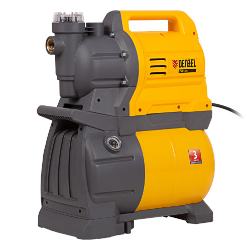 Насосная станция PSХ1300, Х-Pro, 1300 Вт, 4500 л/ч, ресивер 24 л, подъем 48 м Denzel по ценам производителя в Челябинске с доставкой по всей России