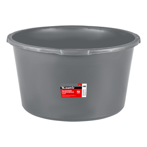 Таз круглый строительный усиленный, 90 л Matrix по ценам производителя в Челябинске с доставкой по всей России