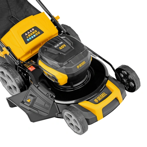 Газонокосилка аккумуляторная бесщет. DLM-460, 460 мм, травосб. 65 л., Li-Ion, 40 В Denzel по ценам производителя в Челябинске с доставкой по всей России