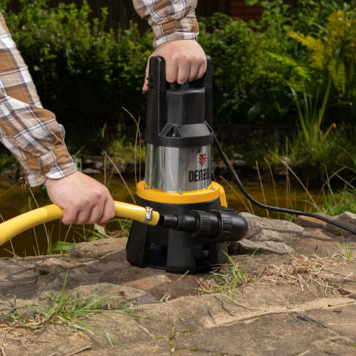 Дренажный насос DP1400X, 1400 Вт, подъем 11 м, 25000 л/ч Denzel по ценам производителя в Челябинске с доставкой по всей России