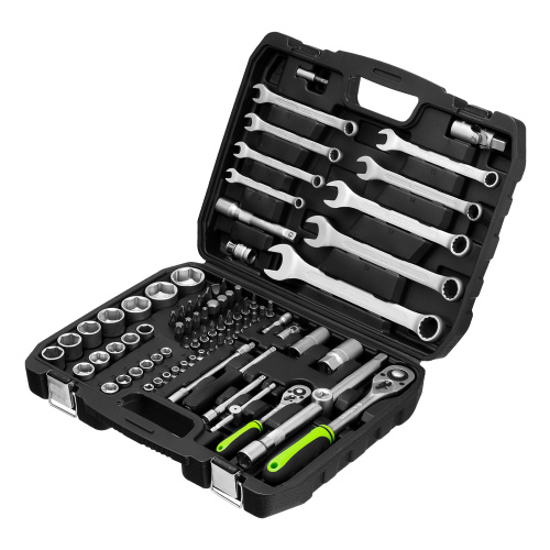 Набор инструмента, 1/2", 1/4", пластиковый кейс, 83 предмета Сибртех по ценам производителя в Челябинске с доставкой по всей России