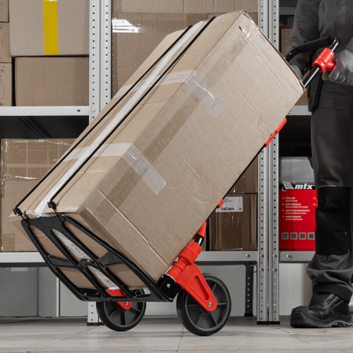 Тележка хозяйственная, складная, 2 колесная, грузоподъемность 150 кг Matrix по ценам производителя в Челябинске с доставкой по всей России