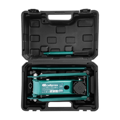 Домкрат гидравлический подкатной, 2,5 т, 148-387 мм, в пласт. кейсе Сибртех по ценам производителя в Челябинске с доставкой по всей России