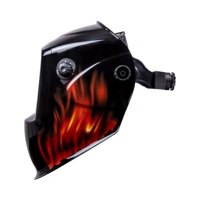 Маска сварщика КОРУНД-2 "пламя" (ф-р 7100V) без коробки по ценам производителя в Челябинске с доставкой по всей России