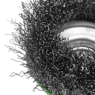 Щетка для УШМ, 65 мм, М14, "чашка", витая проволока 0.3 мм Сибртех по ценам производителя в Челябинске с доставкой по всей России