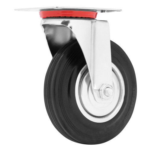 Колесо поворотное D 125 мм, крепление  платформенное Сибртех по ценам производителя в Челябинске с доставкой по всей России