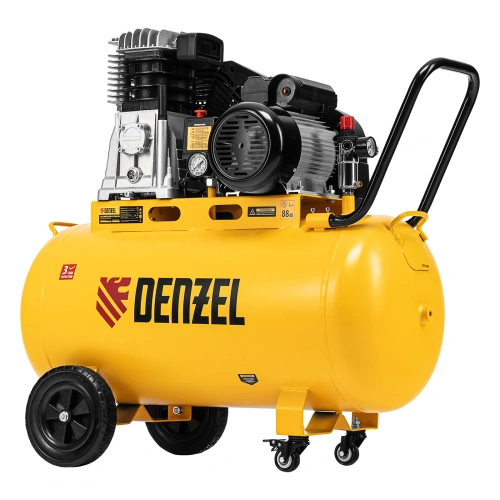 Компрессор воздушный рем. привод BCI 2200/100, 2,2 кВт, 100 литров, 420 л/мин Denzel по ценам производителя в Челябинске с доставкой по всей России