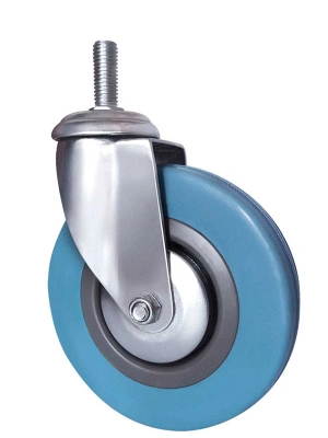 Колесо аппаратное поворотное SCtg 55 125 мм с болтом (зеленое) (F) купить в Москве с доставкой по всей России | ProtosMarket.ru