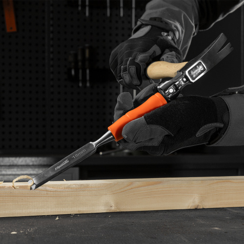 Набор стамесок 4 шт, 6-12-18-24 мм, плоские, пластиковые ударные рукоятки Sparta по ценам производителя в Челябинске с доставкой по всей России