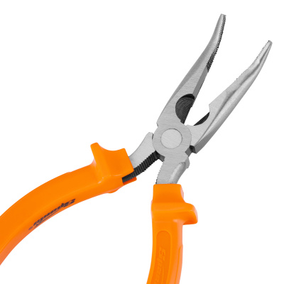 Длинногубцы изогнутые Classic, 160 мм, шлифованные, пластмассовые рукоятки Sparta по ценам производителя в Челябинске с доставкой по всей России