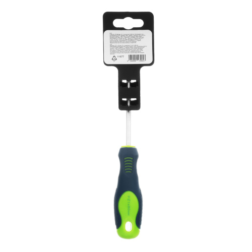 Отвертка, PZ1 х 80 мм, CrV, двухкомпонентная рукоятка Сибртех по ценам производителя в Челябинске с доставкой по всей России