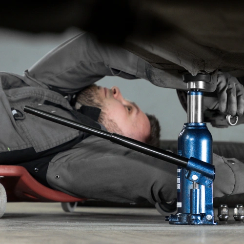 Домкрат гидравлический бутылочный, 6 т, h подъема 207-404 мм, в пластиковом кейсе Stels по ценам производителя в Челябинске с доставкой по всей России