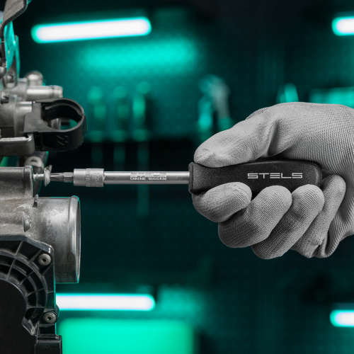 Набор инструментов 1/2", 1/4", CrV, 12 гранные головки, пластиковый кейс, 109 предмета Stels по ценам производителя в Челябинске с доставкой по всей России