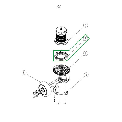 Опорно-поворотный подшипник редуктора для ричтрака RV (внутренний d 200 мм) по ценам производителя в Челябинске с доставкой по всей России