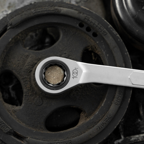 Ключ комбинированный трещоточный, 18 мм, количество зубьев 100 Gross по ценам производителя в Челябинске с доставкой по всей России