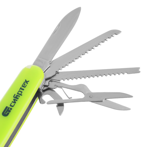 Нож многофункциональный, компактный размер, 15 функций, 90 мм Сибртех по ценам производителя в Челябинске с доставкой по всей России