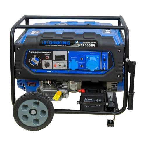 Генератор бензиновый Dinking DKA8500EW (8,5кВт, электростартер, 17лс, колёса, АВР) по ценам производителя в Челябинске с доставкой по всей России