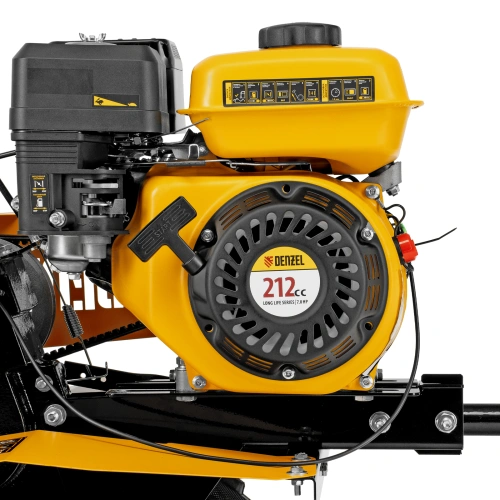 Мотоблок DPT-370S, 7 л.с., ремен.сцеп, фрез 3х4, ШОМ, передачи 3В/1Н Denzel по ценам производителя в Челябинске с доставкой по всей России