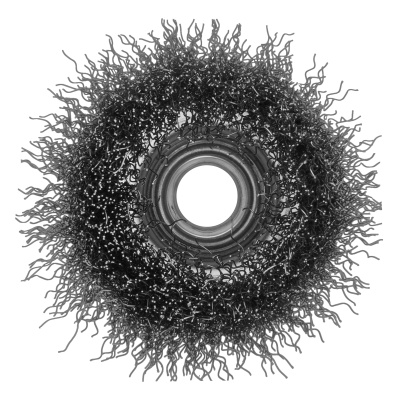 Щетка для УШМ, 65 мм, М14, "чашка", витая проволока 0.3 мм Сибртех по ценам производителя в Челябинске с доставкой по всей России