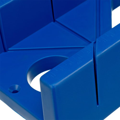 Стусло пластиковое, синее, 4 угла для запила, пила 350 мм Сибртех по ценам производителя в Челябинске с доставкой по всей России