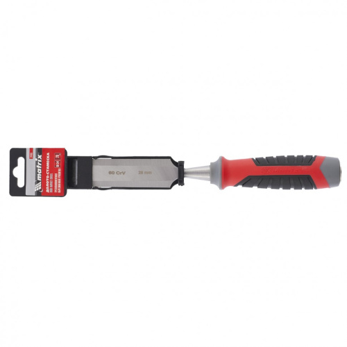 Долото-стамеска, 28 мм, 60 CrV, трехкомпонентная обрезиненная рукоятка Matrix по ценам производителя в Челябинске с доставкой по всей России