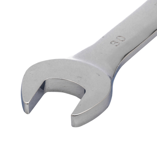 Ключ комбинированный трещоточный, 30 мм, CrV, зеркальный хром Matrix по ценам производителя в Челябинске с доставкой по всей России