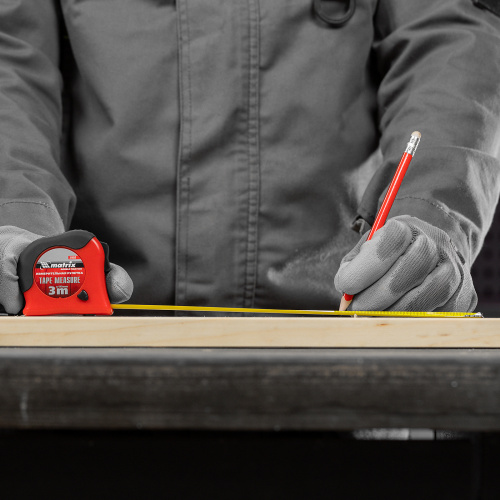 Рулетка Double fixation,3 м х 16 мм,обрезиненный корпус,двойная плавная фиксация Matrix по ценам производителя в Челябинске с доставкой по всей России