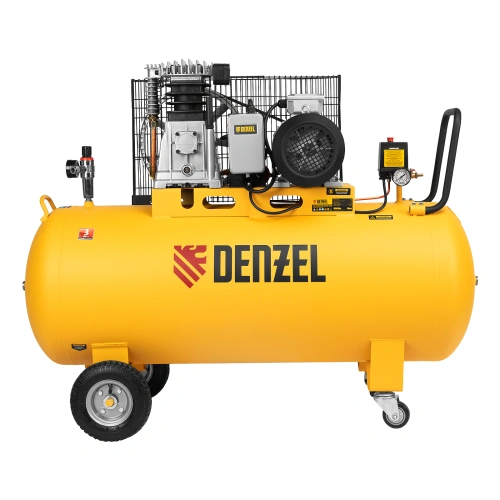 Компрессор воздушный BCI3000-T/200, ременный привод , 3.0 кВт, 200 литров, 530 л/мин Denzel по ценам производителя в Челябинске с доставкой по всей России