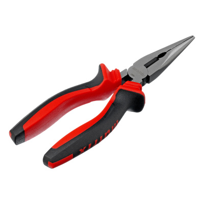 Длинногубцы прямые, 180 мм, хром-ванадий, двухкомпонентные рукоятки Matrix по ценам производителя в Челябинске с доставкой по всей России