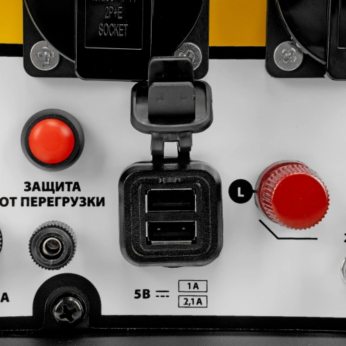 Генератор инверторный GS-5500iSE, 5,5 кВт, 230 В, закрытый корпус,электростартер Denzel по ценам производителя в Челябинске с доставкой по всей России