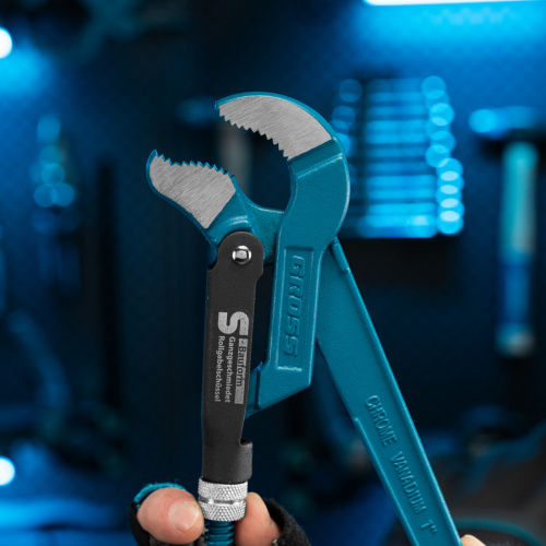 Ключ трубный рычажный 1, №1, цельнокованый, CrV, тип "S" Gross по ценам производителя в Челябинске с доставкой по всей России