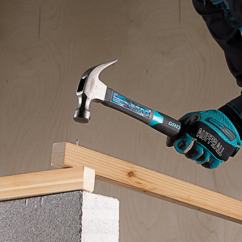 Молоток-гвоздодер, 450 г, фибергласовая трехкомпонентная рукоятка Gross по ценам производителя в Челябинске с доставкой по всей России