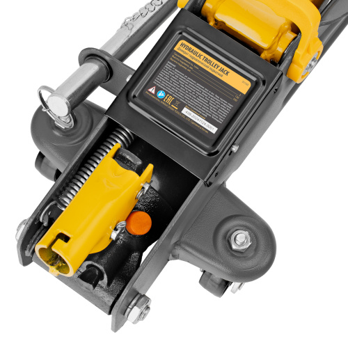 Домкрат гидравлический подкатной с фиксатором, 2 т, 130-330 мм Denzel по ценам производителя в Челябинске с доставкой по всей России