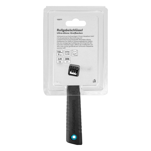 Ключ разводной, 150 мм, CrV, ультратонкие губки Gross по ценам производителя в Челябинске с доставкой по всей России