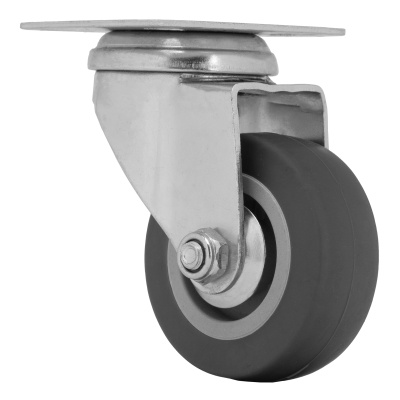 Колесо поворотное D 50 мм, крепление  платформенное Сибртех по ценам производителя в Челябинске с доставкой по всей России