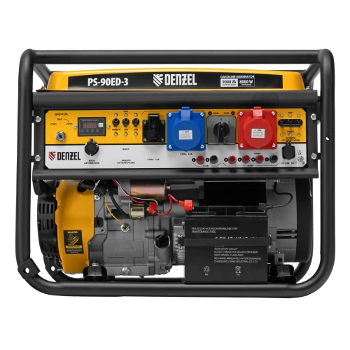 Генератор бензиновый PS 90 ED-3, 9.0 кВт, переключение режима 230 В/400 В, 25 л, электростартер Denzel по ценам производителя в Челябинске с доставкой по всей России