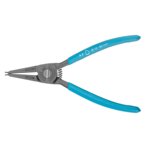 Съемник, 175 мм, для внешних стопорных колец (19-60 мм) прямые губки (разжим) Gross по ценам производителя в Челябинске с доставкой по всей России