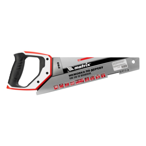 Ножовка по дереву для точных пильных работ, 350 мм, каленый зуб 3D, 14 TPI, трехкомпонентная рукоятка, Pro Matrix по ценам производителя в Челябинске с доставкой по всей России