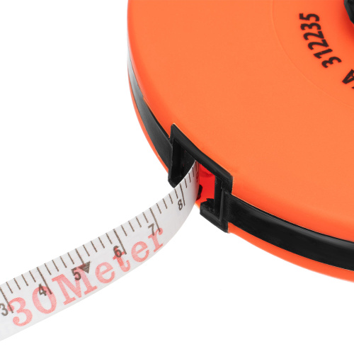Рулетка геодезическая, 30 м х 12,5 мм, лента ПВХ, закрытый круглый корпус Sparta по ценам производителя в Челябинске с доставкой по всей России