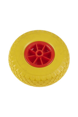 Колесо литое полиуретановое 260 мм PU 1805-2 с пластиковым ободом (без подшипника) по ценам производителя в Челябинске с доставкой по всей России