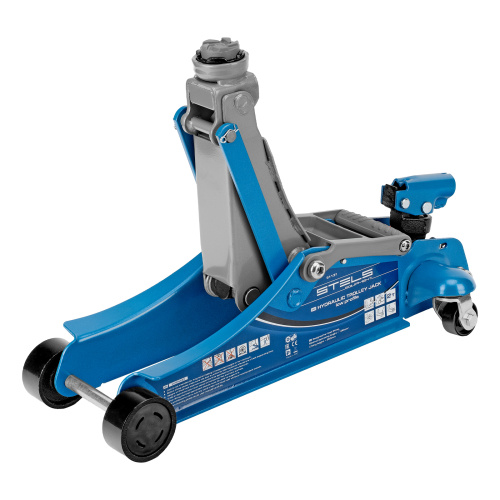 Домкрат гидравлический подкатной, поворотная рукоятка, 2 т, Low Profile, 100-350 мм Stels по ценам производителя в Челябинске с доставкой по всей России