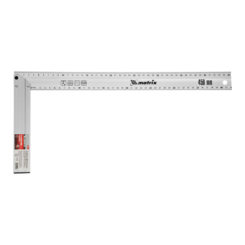 Угольник, 450 мм, алюминиевый, литой Matrix по ценам производителя в Челябинске с доставкой по всей России