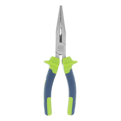 Длинногубцы прямые, 180 мм, двухкомпонентные рукоятки Сибртех по ценам производителя в Челябинске с доставкой по всей России