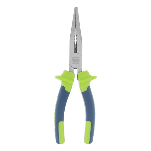 Длинногубцы прямые, 180 мм, двухкомпонентные рукоятки Сибртех по ценам производителя в Челябинске с доставкой по всей России