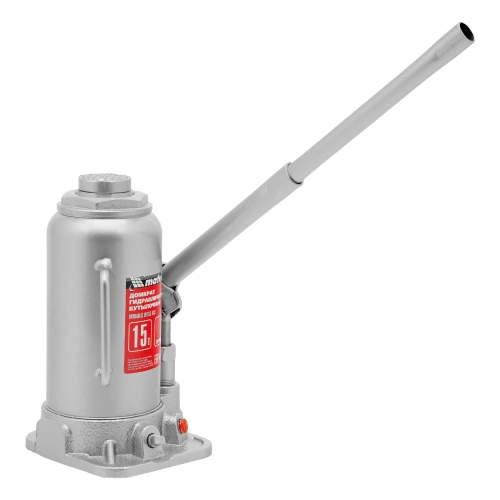 Домкрат гидравлический бутылочный, 15 т, высота подъема 230-460 мм Matrix по ценам производителя в Челябинске с доставкой по всей России