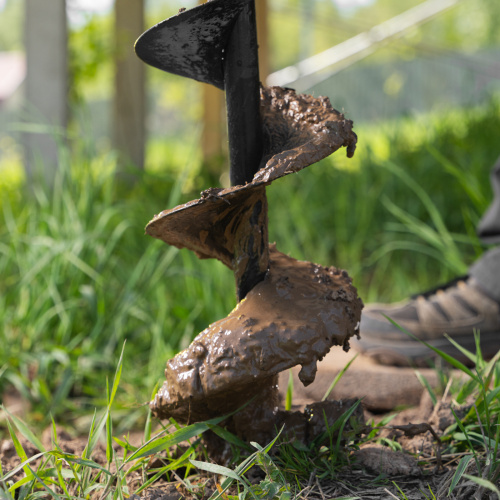 Шнек для грунта ER-150, диаметр 150 мм, длина 800 мм,соединение 20 мм, съемный нож Denzel по ценам производителя в Челябинске с доставкой по всей России