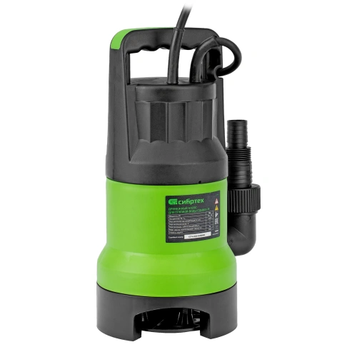 Дренажный насос для грязной воды СДН800-35, 800 Вт, напор 9 м, 13500 л/ч Сибртех по ценам производителя в Челябинске с доставкой по всей России